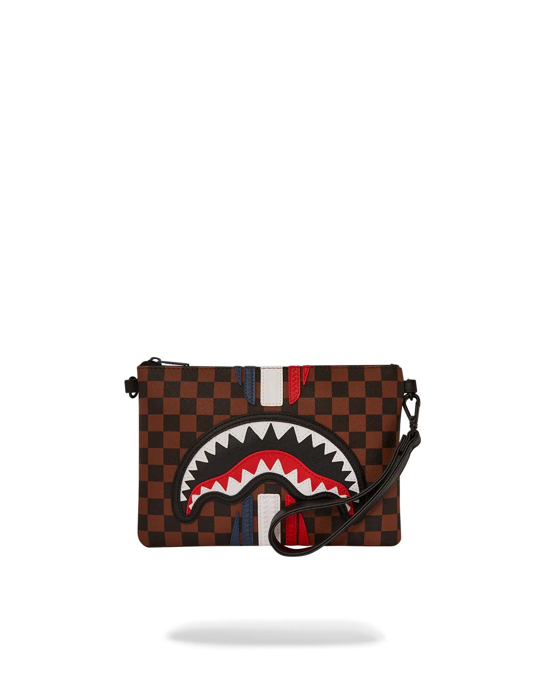 SHARKS IN PARIS GT CROSSOVER CLUTCH | Sprayground Signature