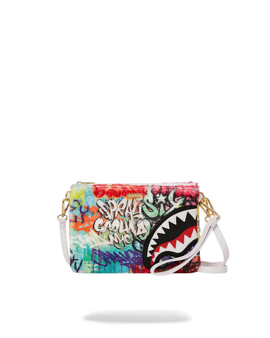 LE MONDE DES GRAFFITIS CROSSOVER CLUTCH | Sprayground Latest