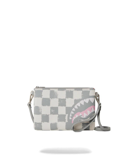 VANQUISH CREAM CROSSOVER CLUTCH | Sprayground Quality