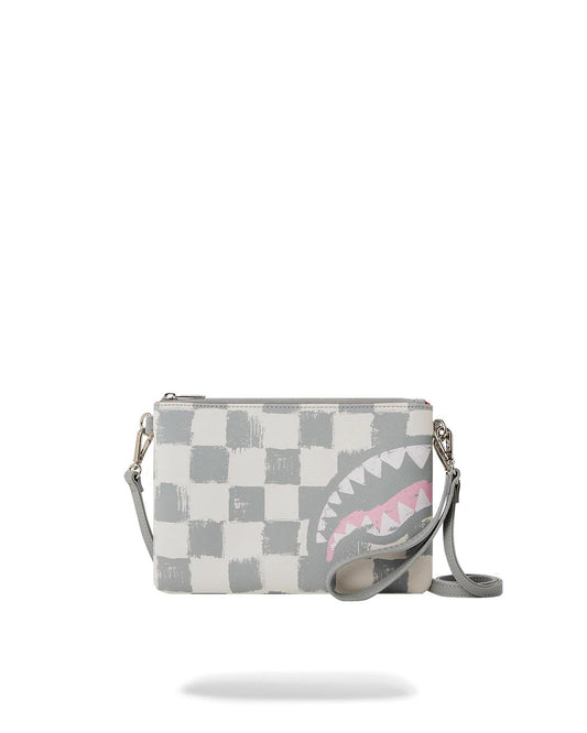 VANQUISH CREAM CROSSOVER CLUTCH | Sprayground Quality