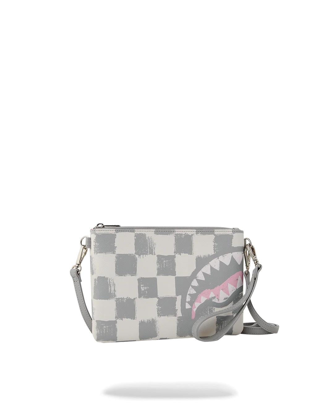 VANQUISH CREAM CROSSOVER CLUTCH | Sprayground Quality