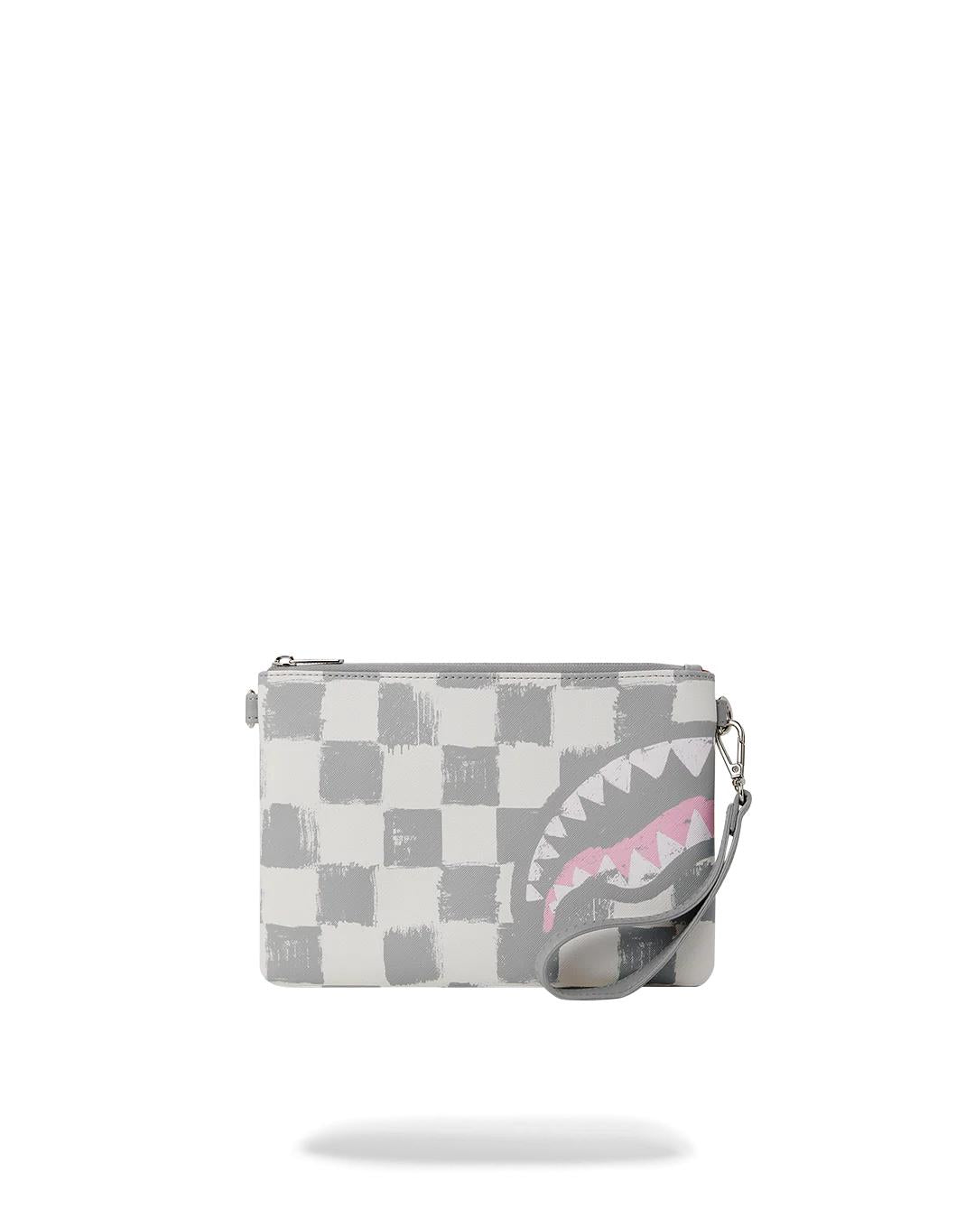 VANQUISH CREAM CROSSOVER CLUTCH | Sprayground Quality