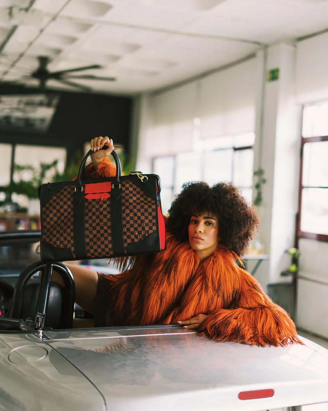 KATANA CHECK BOSS PYRAMID DUFFLE | Sprayground New