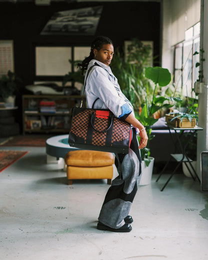 KATANA CHECK BOSS PYRAMID DUFFLE | Sprayground New