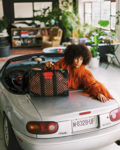 KATANA CHECK BOSS PYRAMID DUFFLE | Sprayground New