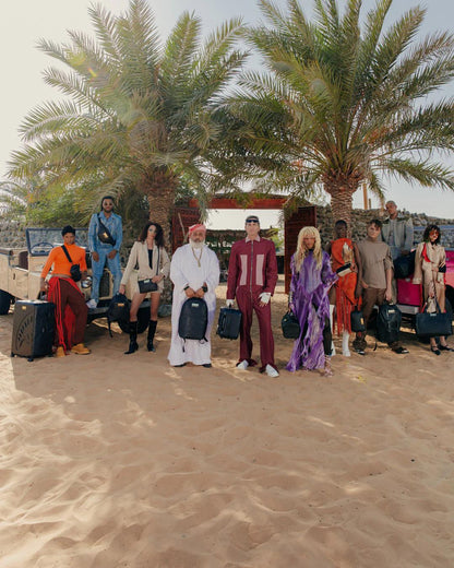 GOLD BRICK DRIP MINI DUFFLE | Sprayground Featured