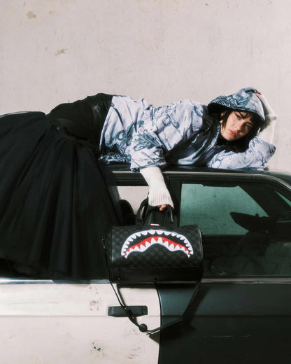 SHARKS IN PARIS HYPER PUFF MINI DUFFLE | Sprayground Best Seller