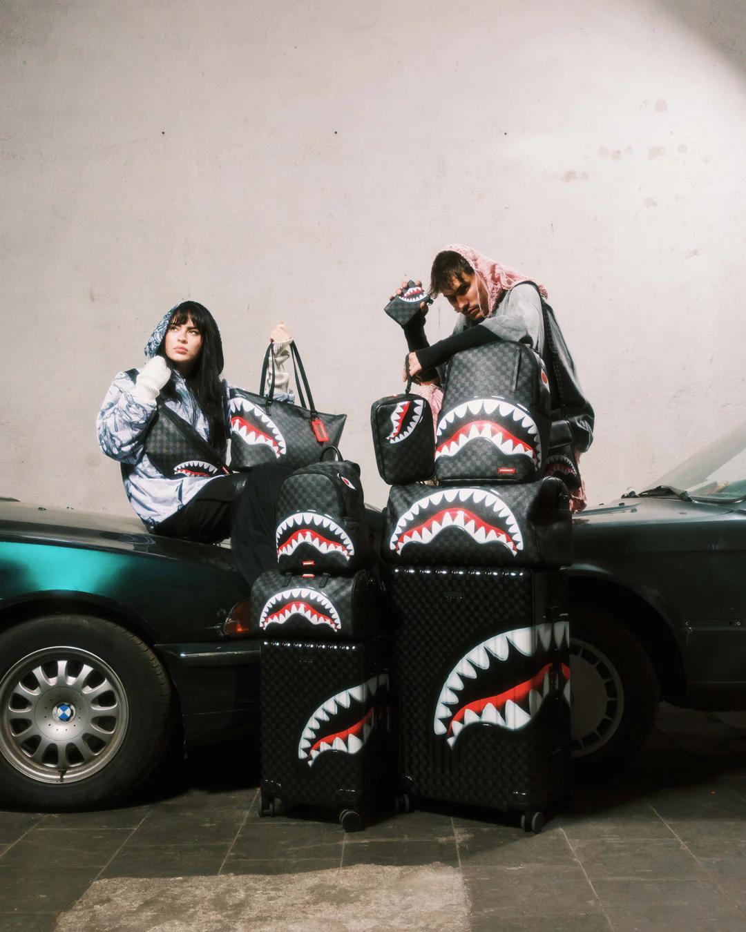 SHARKS IN PARIS HYPER PUFF MINI DUFFLE | Sprayground Best Seller
