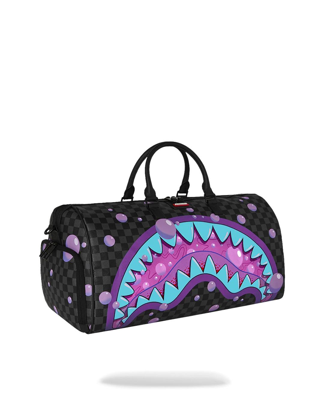 PURPLE SLIME SHARK DUFFLE | Sprayground New