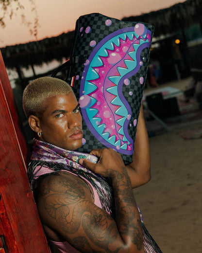 PURPLE SLIME SHARK DUFFLE | Sprayground New