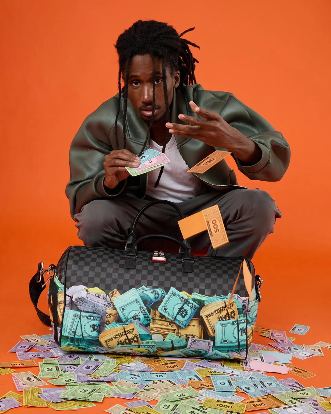MONOPOLY STACK UP DUFFLE | Sprayground Popular