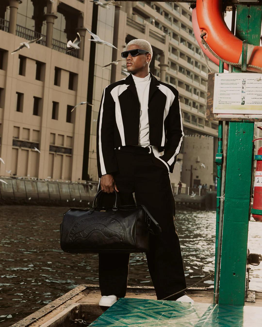 GOLD BRICK DRIP DUFFLE | Sprayground Exclusive