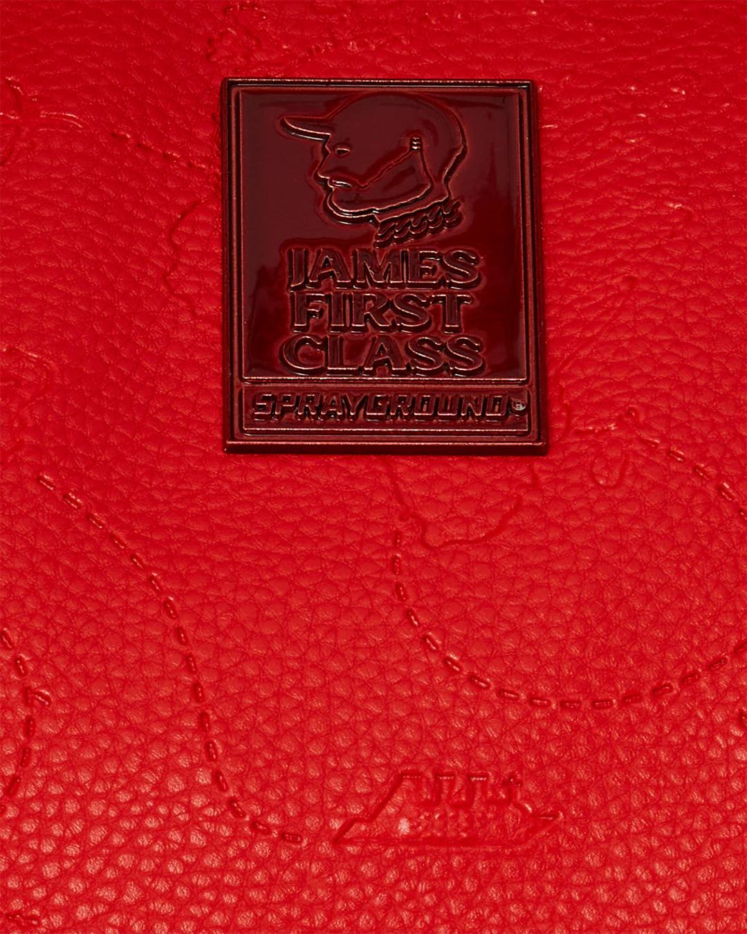 JAMES FIRST CLASS RUBY RED PYRAMID LARGE DUFFLE | Sprayground Classic