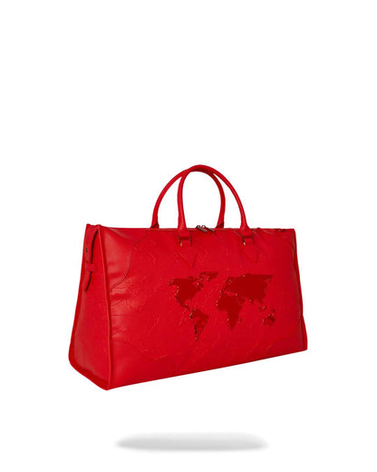 JAMES FIRST CLASS RUBY RED PYRAMID LARGE DUFFLE | Sprayground Classic