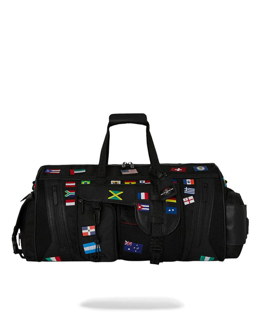 JAMES FIRST CLASS GLOBAL FLAGS SPECIAL OPS DUFFLE | Sprayground Latest