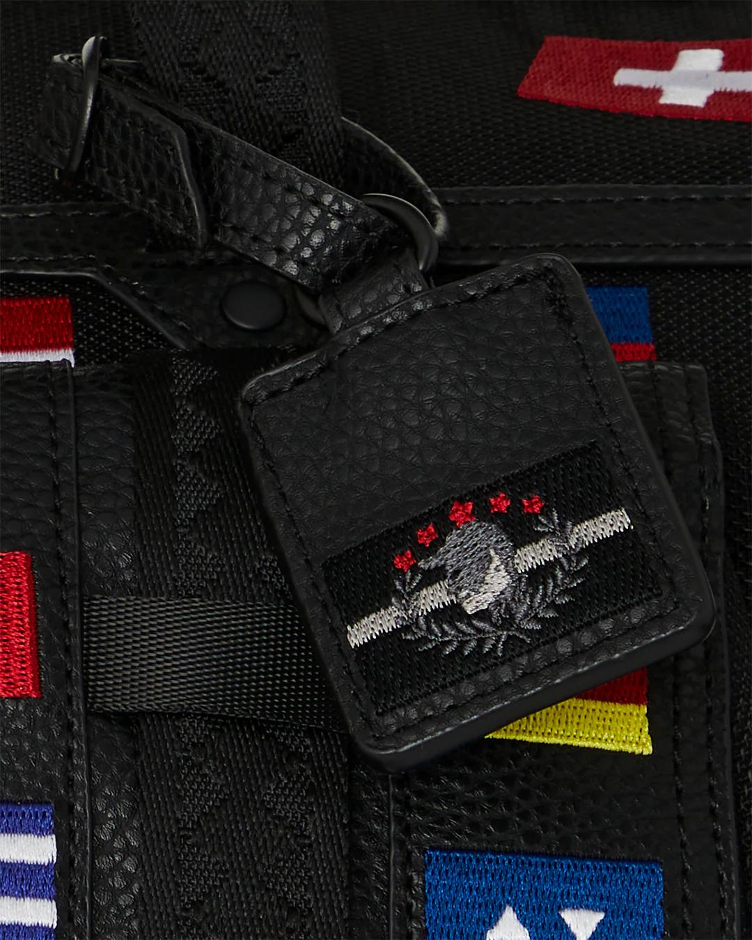 JAMES FIRST CLASS GLOBAL FLAGS SPECIAL OPS DUFFLE | Sprayground Latest