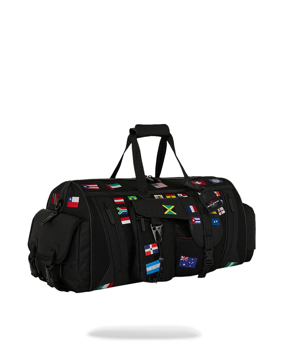 JAMES FIRST CLASS GLOBAL FLAGS SPECIAL OPS DUFFLE | Sprayground Latest