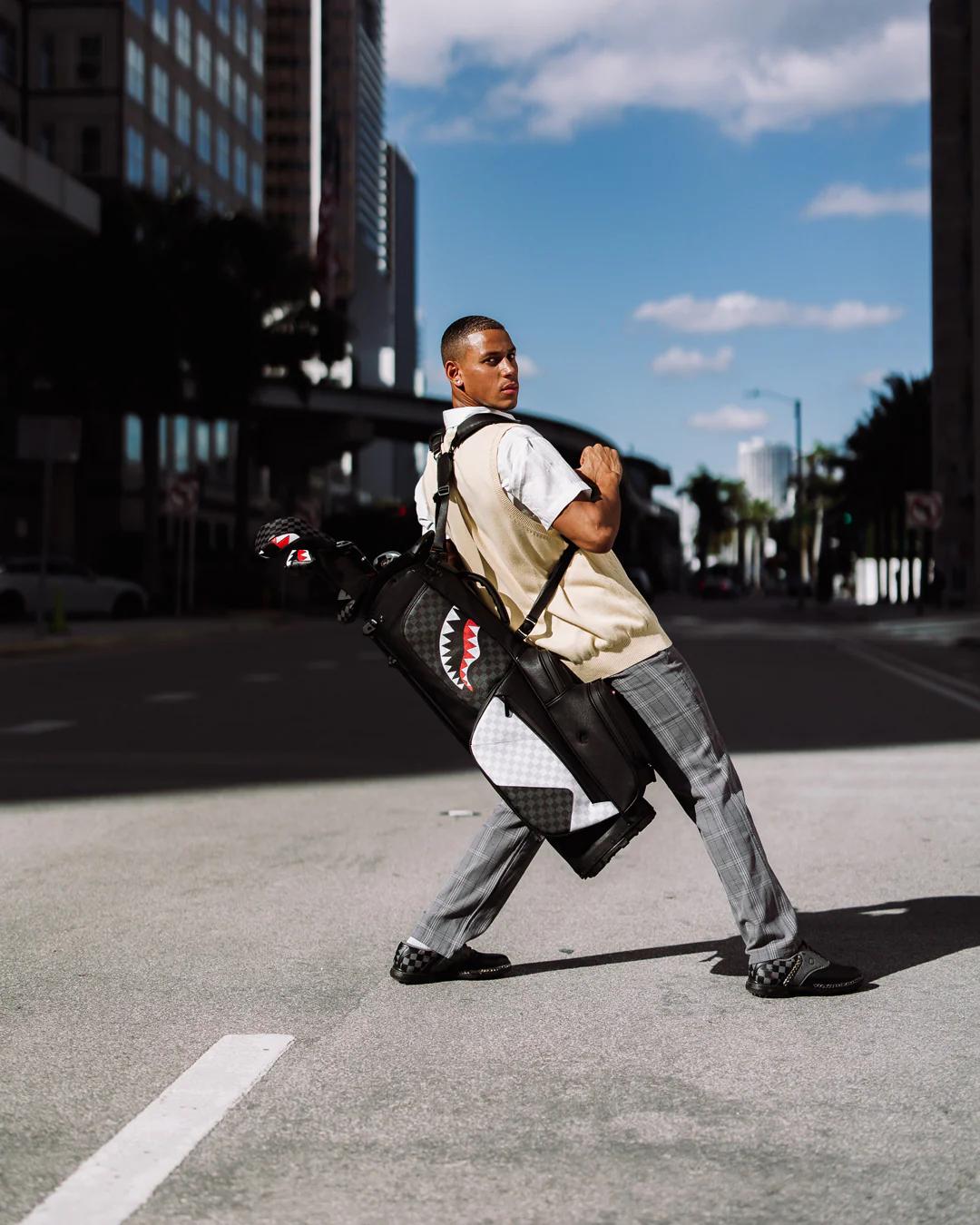 TRIPLE DECKER HEIR TO THE THRONE PRO GOLF BAG | Sprayground Quality