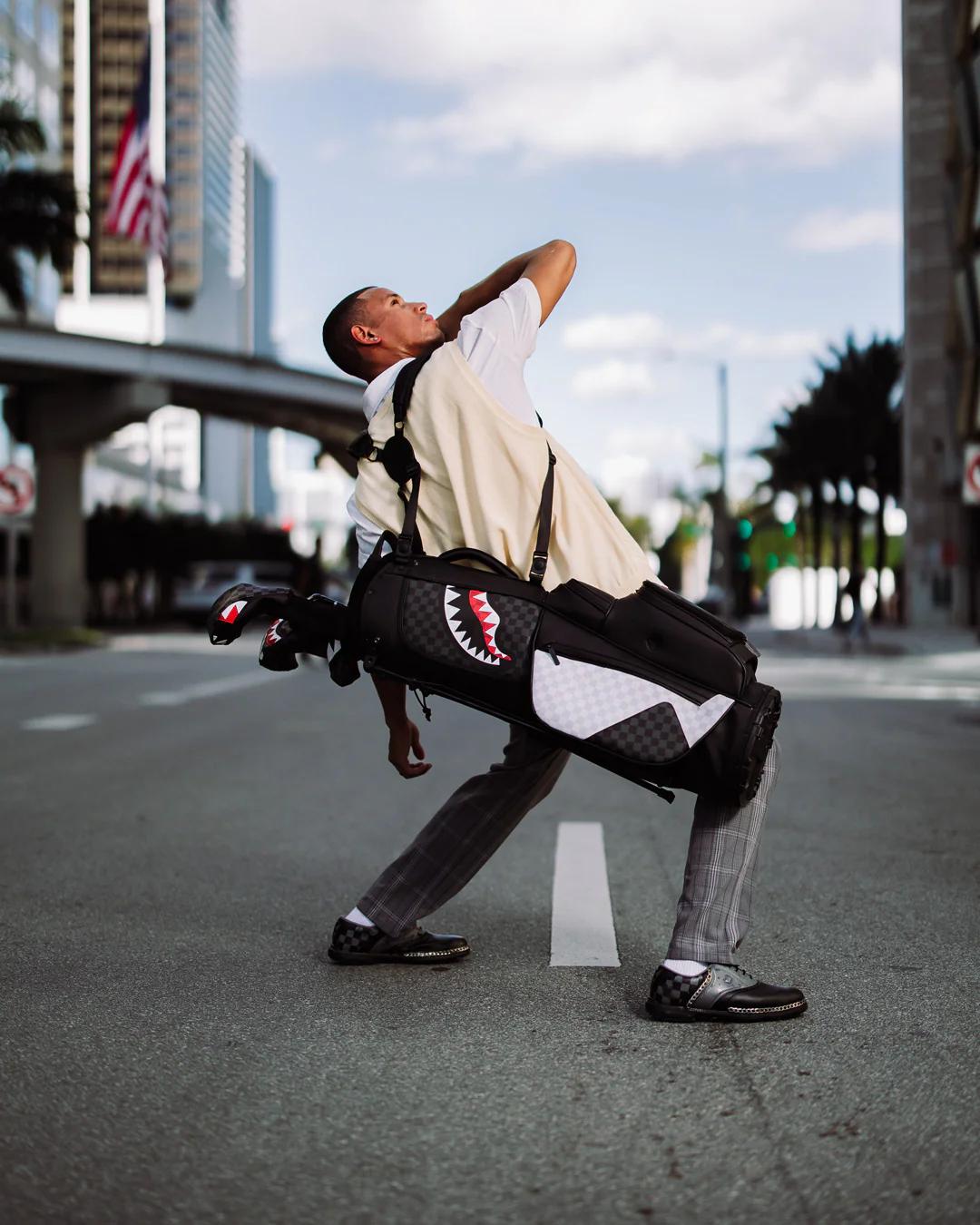 TRIPLE DECKER HEIR TO THE THRONE PRO GOLF BAG | Sprayground Quality