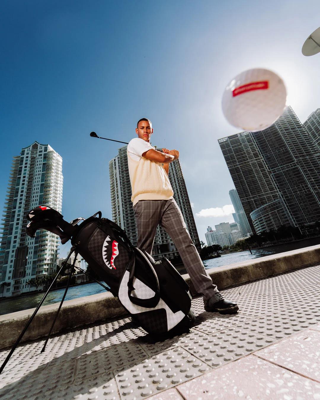 TRIPLE DECKER HEIR TO THE THRONE PRO GOLF BAG | Sprayground Quality
