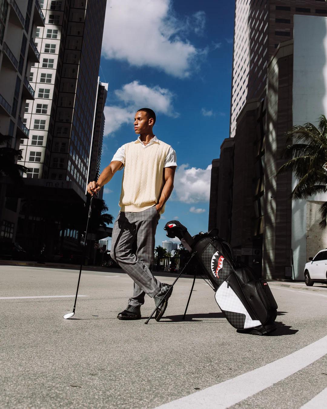 TRIPLE DECKER HEIR TO THE THRONE PRO GOLF BAG | Sprayground Quality