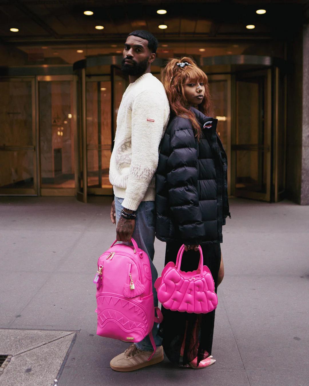 PINK POP SHARK BUBBLE HANDBAG | Sprayground Best Seller