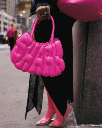 PINK POP SHARK BUBBLE HANDBAG | Sprayground Best Seller