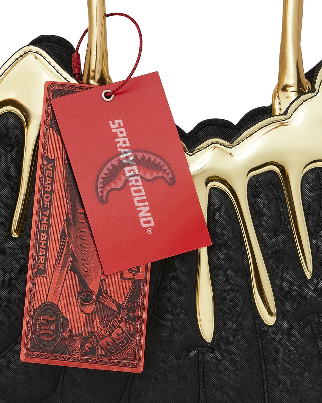 GOLDHEART SHARK DRIP HANDBAG | Sprayground Recommended