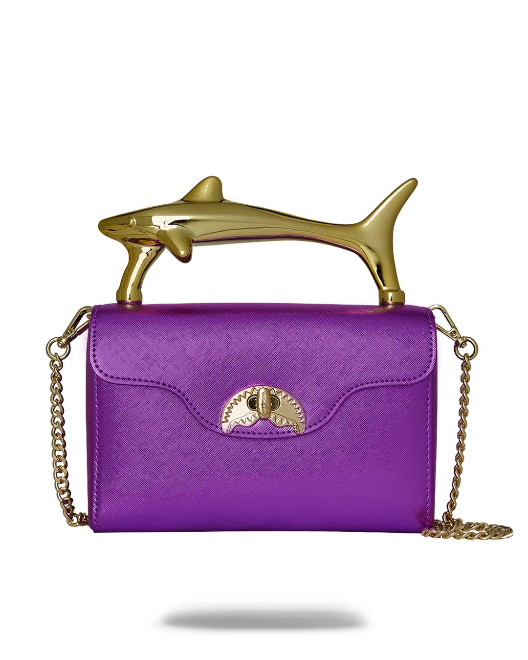 SHARKS OF THE GOLD OCEAN CLUTCH | Sprayground Exclusive
