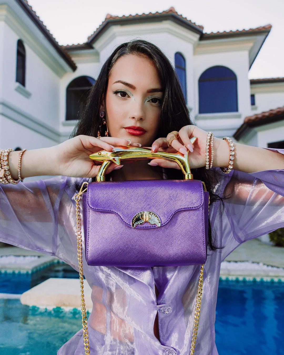 SHARKS OF THE GOLD OCEAN CLUTCH | Sprayground Exclusive