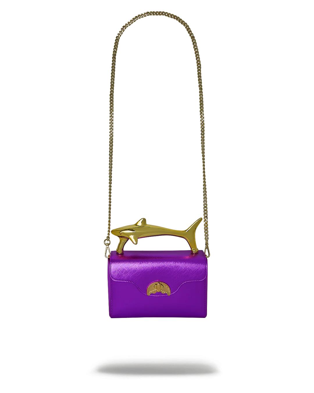 SHARKS OF THE GOLD OCEAN CLUTCH | Sprayground Exclusive