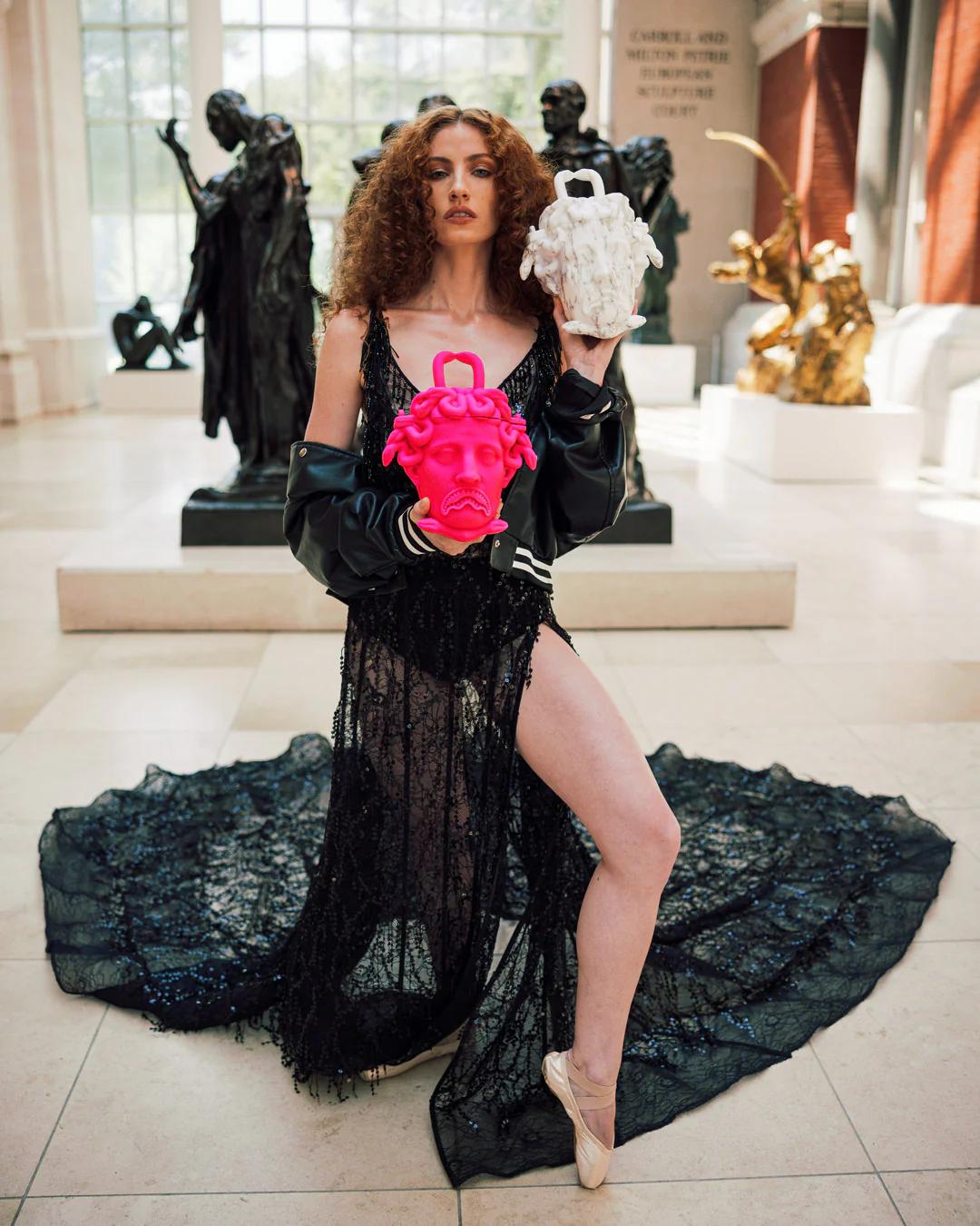 THE MET CANOVA MEDUSA HANDBAG (PINK) | Sprayground Exclusive