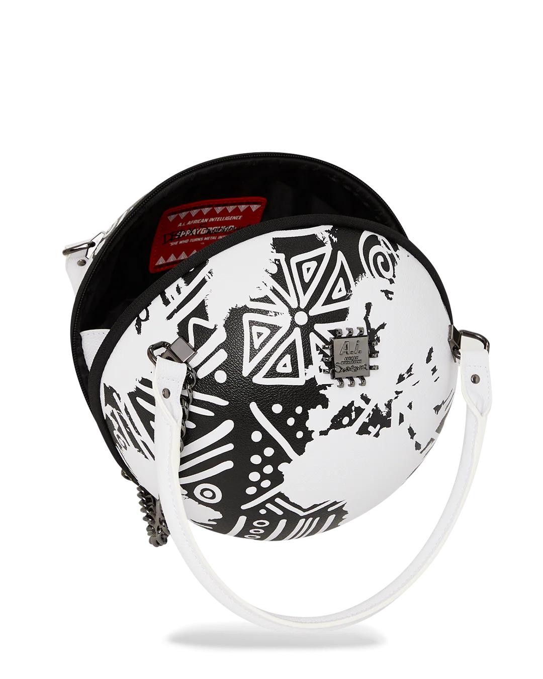 A.I.8 AFRICAN INTELLIGENCE - ORIGIN STORY GLOBE BAG | Sprayground Great Value