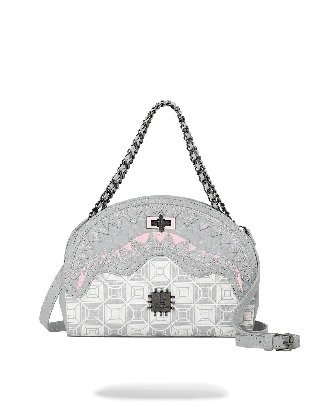 A.I.8 AFRICAN INTELLIGENCE BOOKED & BUSY SHARK HANDBAG | Sprayground New