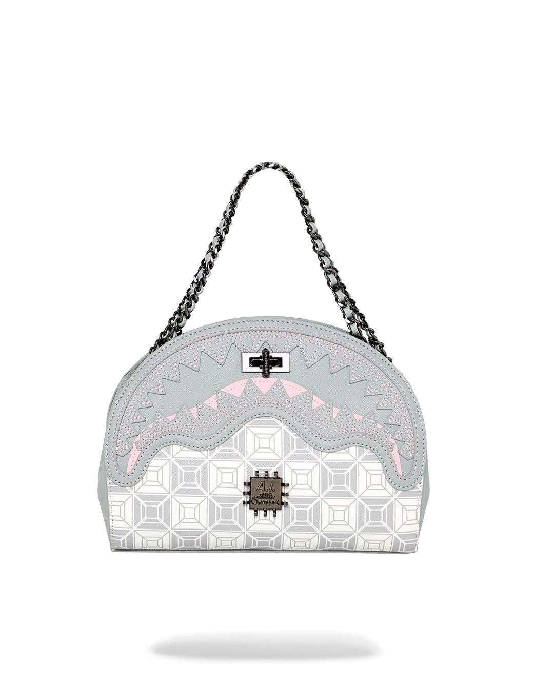 A.I.8 AFRICAN INTELLIGENCE BOOKED & BUSY SHARK HANDBAG | Sprayground New
