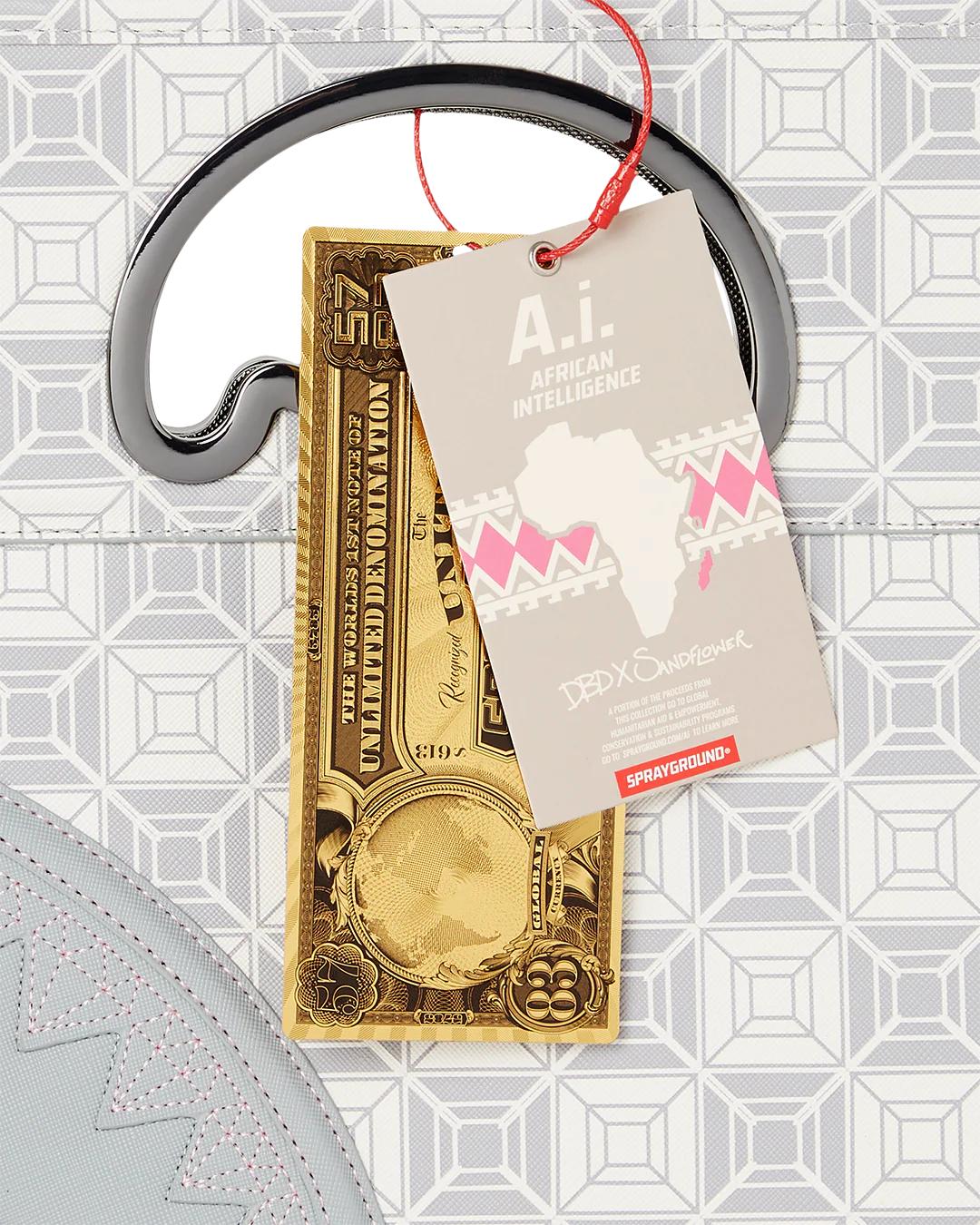 A.I.8 AFRICAN INTELLIGENCE BOOKED & BUSY CITY SAVVY HANDBAG | Sprayground Featured