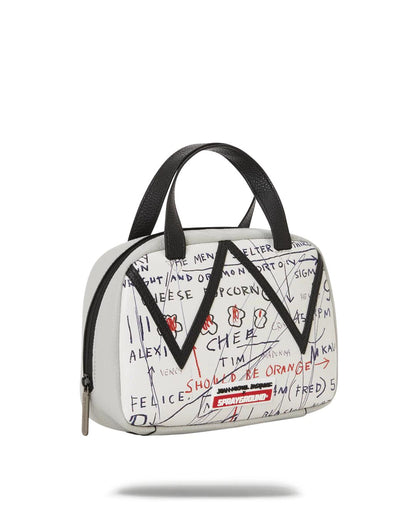 OFFICIAL BASQUIAT UNTITLED (CHEESE POPCORN) 1983 HANDBAG | Sprayground Essential