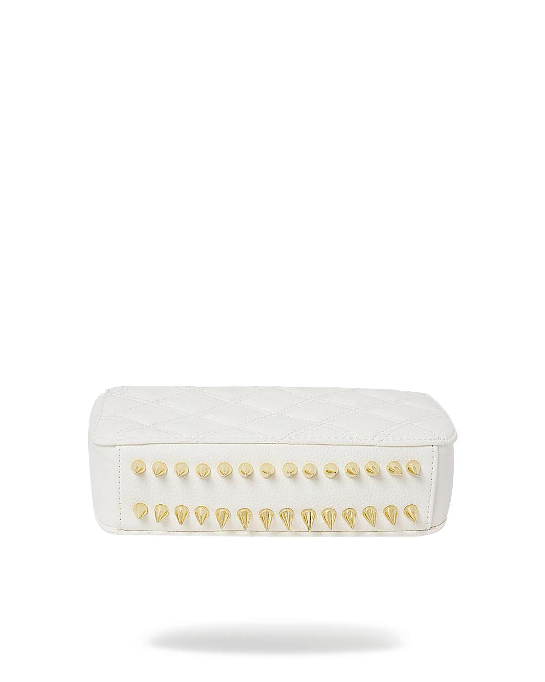 RIVIERA LE BLANC GOLD CHAIN SHARK HANDBAG | Sprayground Latest
