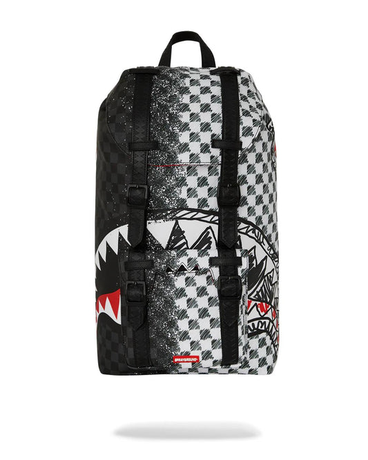 SCRIBBLE DRIBBLE CHECK HILLS BACKPACK | Sprayground Signature