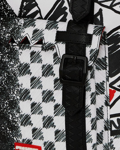 SCRIBBLE DRIBBLE CHECK HILLS BACKPACK | Sprayground Signature