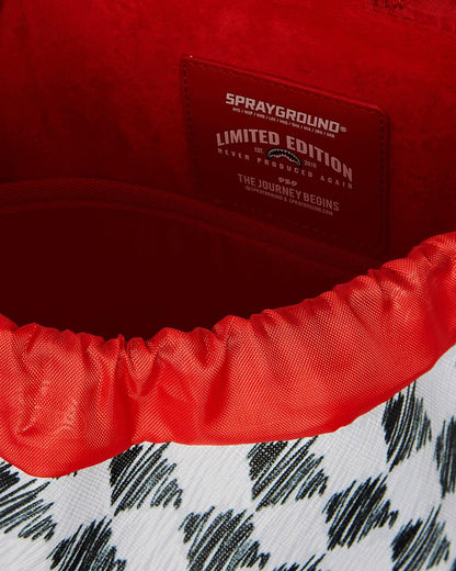 SCRIBBLE DRIBBLE CHECK HILLS BACKPACK | Sprayground Signature