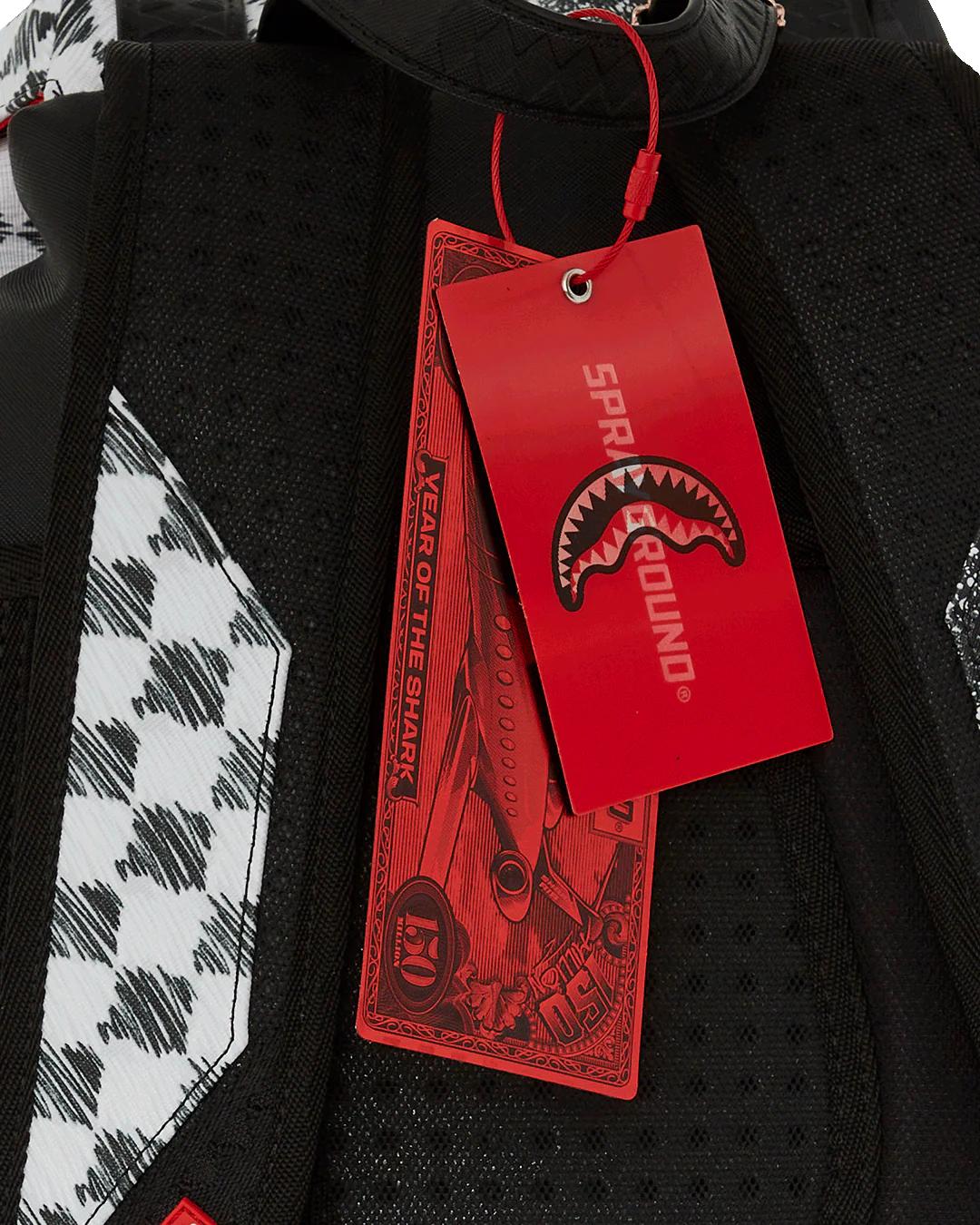SCRIBBLE DRIBBLE CHECK HILLS BACKPACK | Sprayground Signature