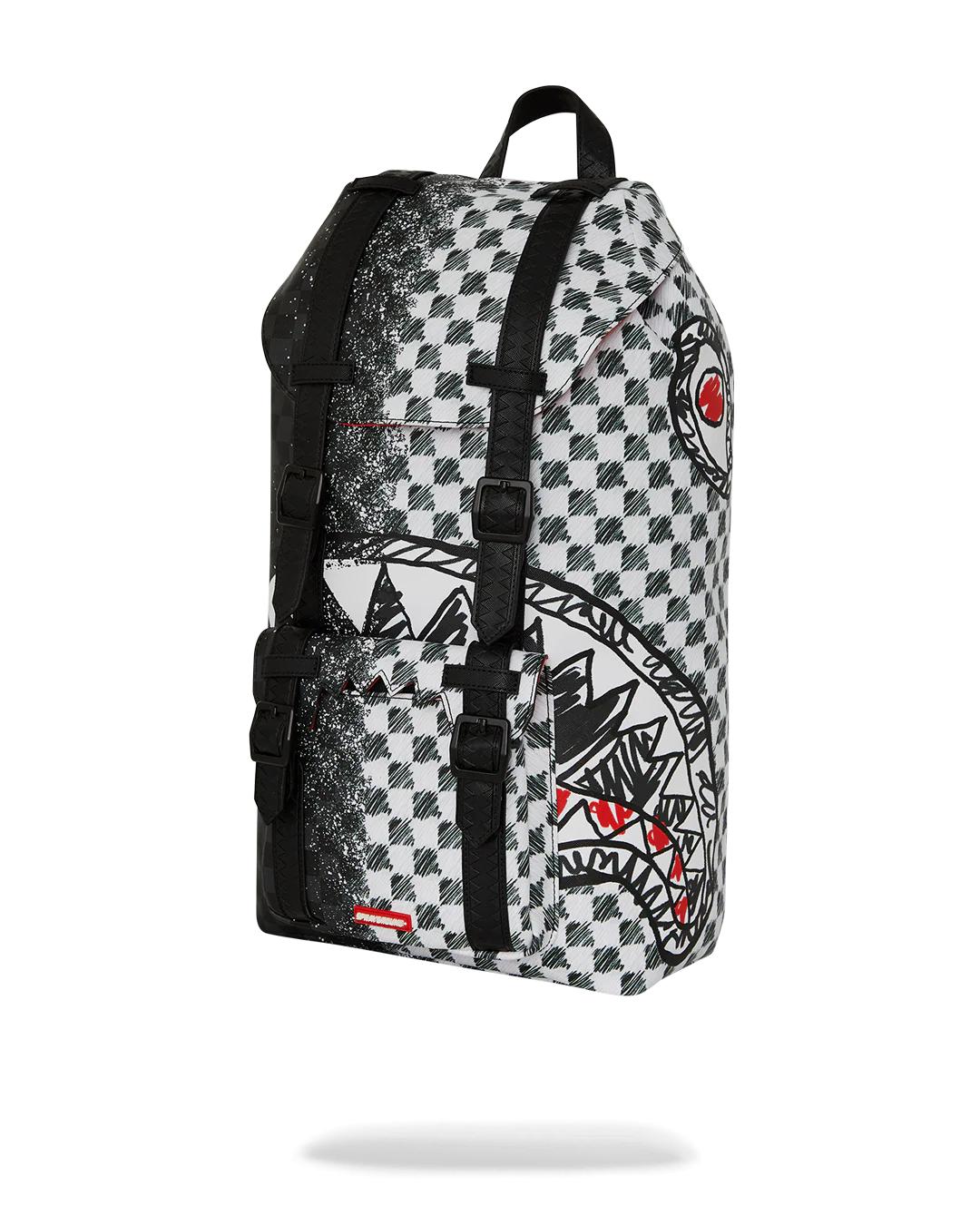SCRIBBLE DRIBBLE CHECK HILLS BACKPACK | Sprayground Signature