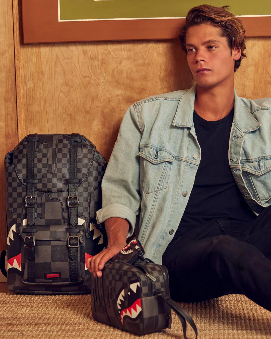 XTC GREY SHARKS IN PARIS HILLS BACKPACK | Sprayground Best Seller