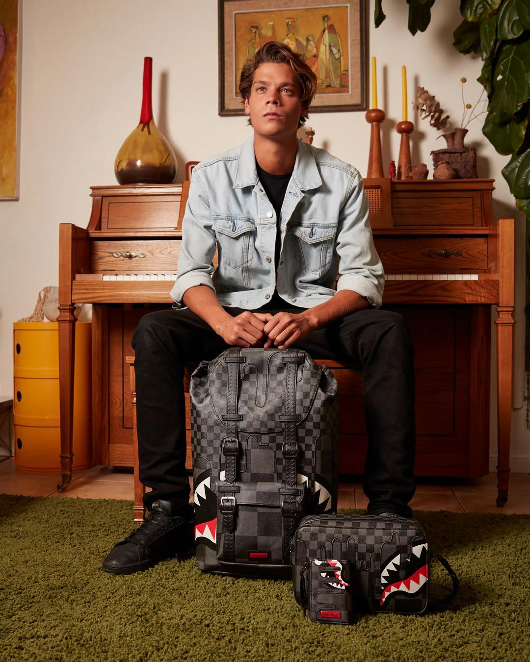 XTC GREY SHARKS IN PARIS HILLS BACKPACK | Sprayground Best Seller