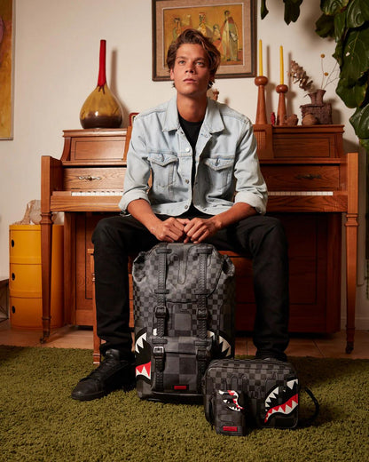 XTC GREY SHARKS IN PARIS HILLS BACKPACK | Sprayground Best Seller