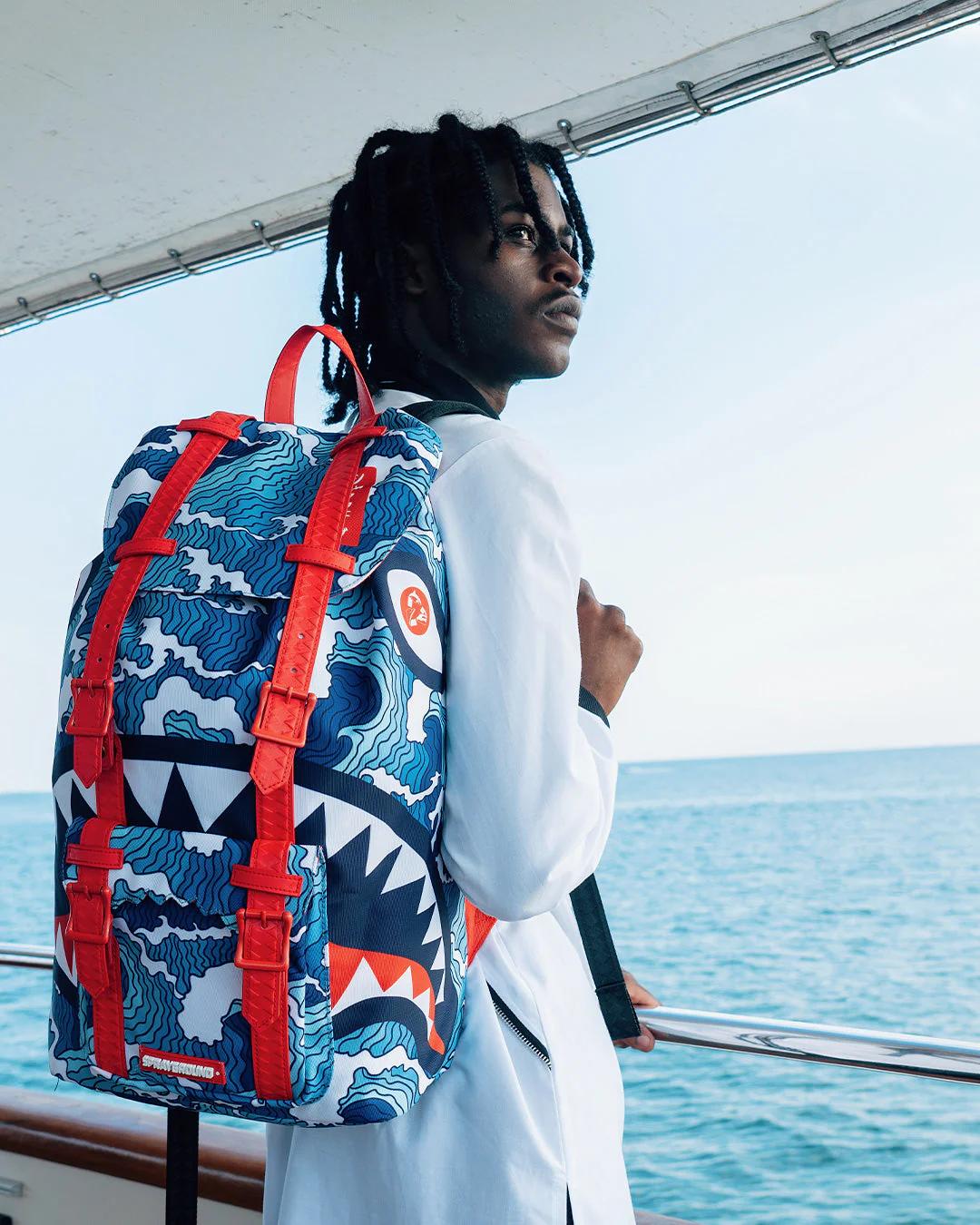 SHARK WAVE HILLS BACKPACK | Sprayground Premium