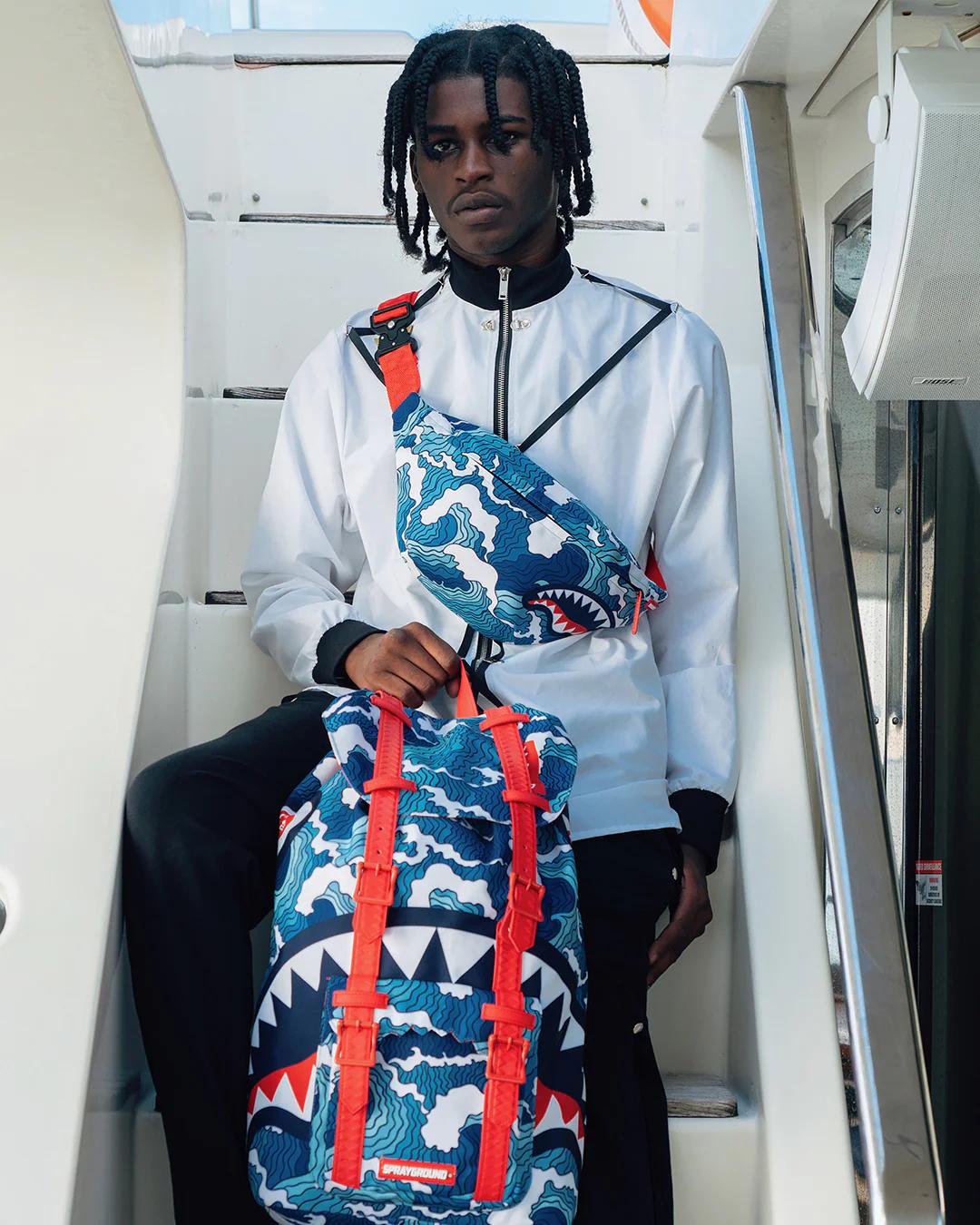 SHARK WAVE HILLS BACKPACK | Sprayground Premium