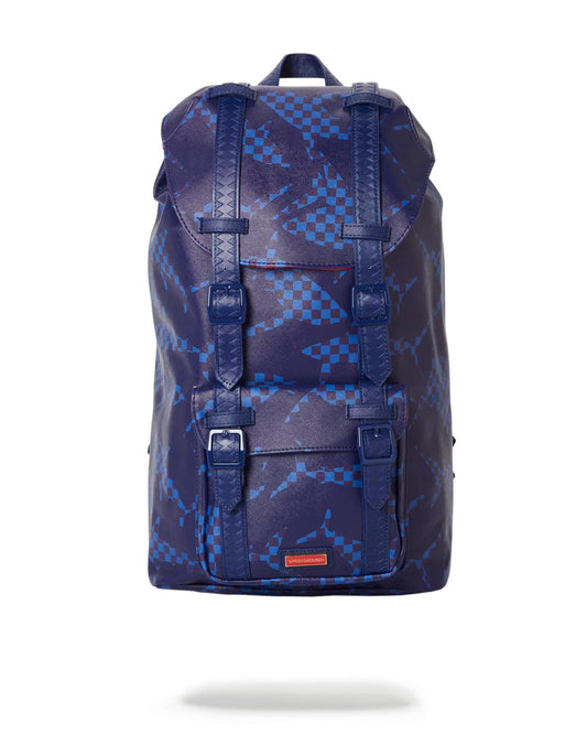 SHARK CHECK (BLUE) HILLS BACKPACK | Sprayground Popular