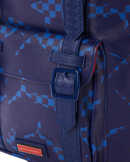 SHARK CHECK (BLUE) HILLS BACKPACK | Sprayground Popular